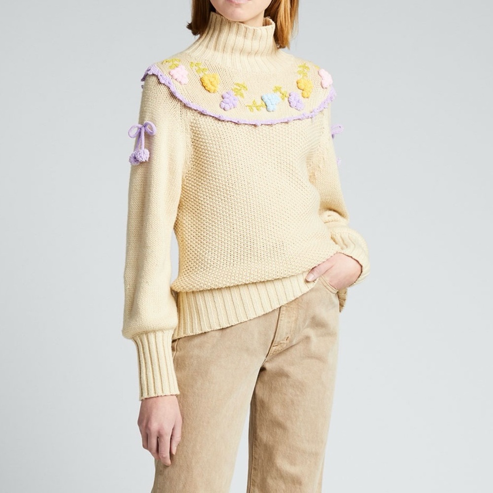 NWT LOVESHACKFANCY Rhett Turtleneck Sweater